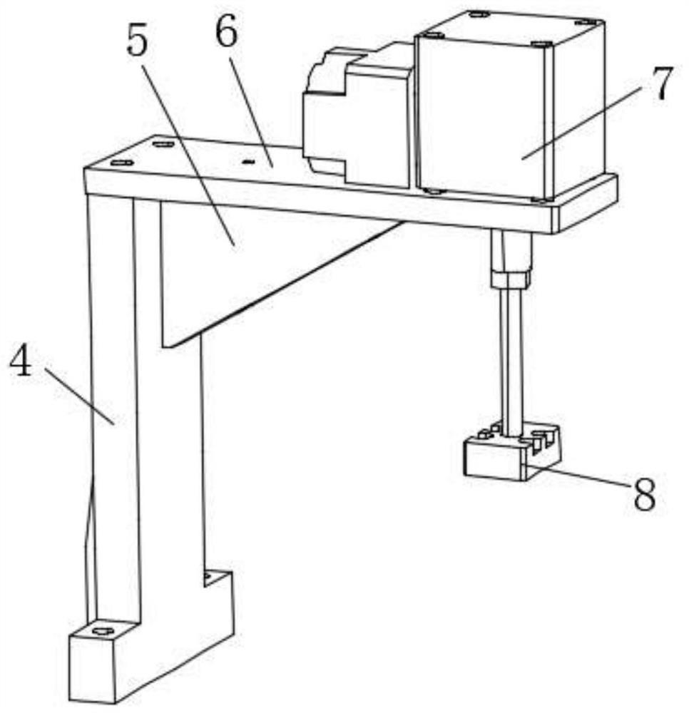 Intelligent large-scale card insertion type optical module testing device