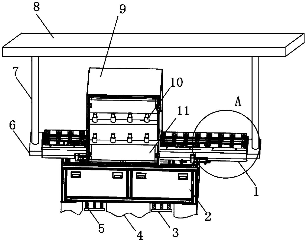 Outer wall work device for building construction and operation method thereof