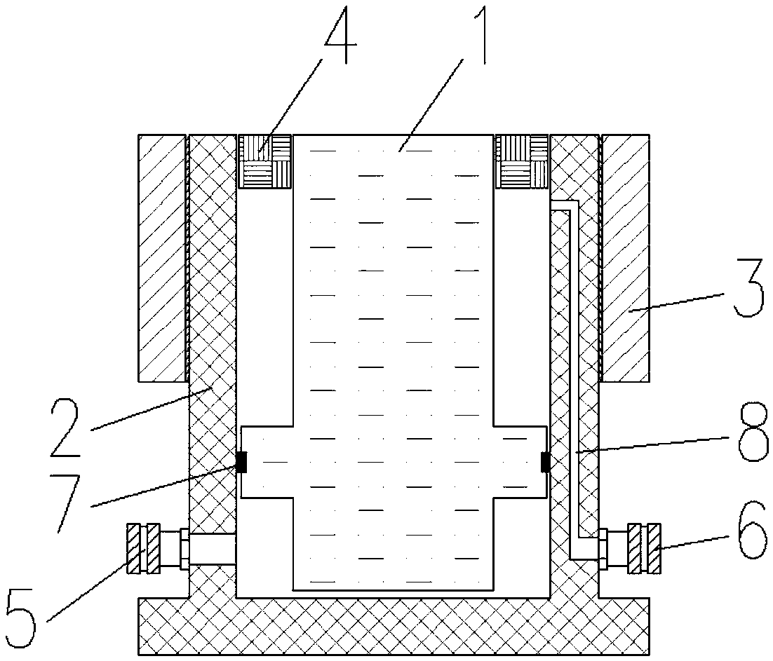 Self-locking hydraulic jack with two-way action