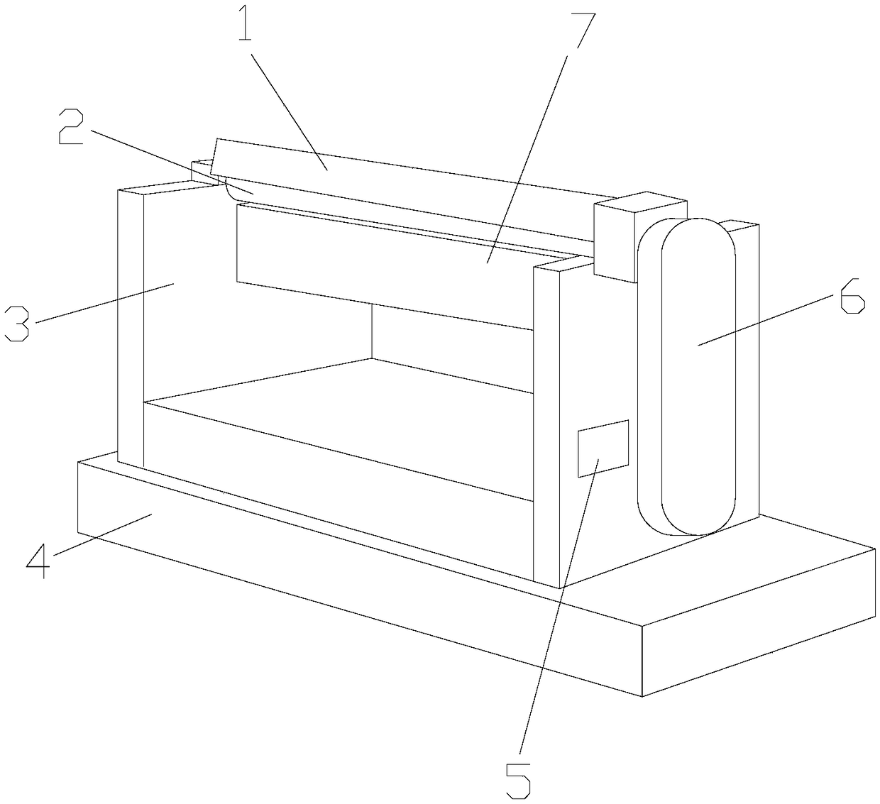 Roller protection device based on centrifugal deceleration for paper machines