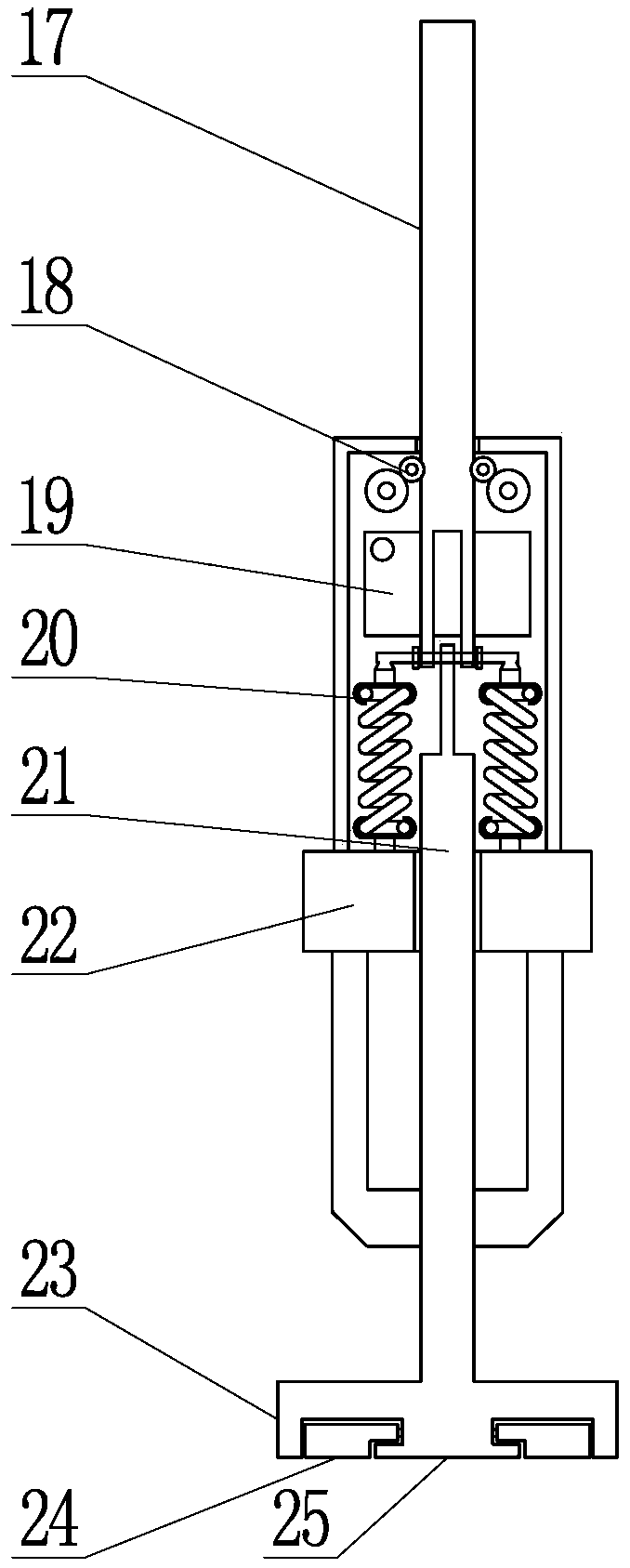 A circulating fluidized bed boiler furnace refractory brick conveying process and equipment