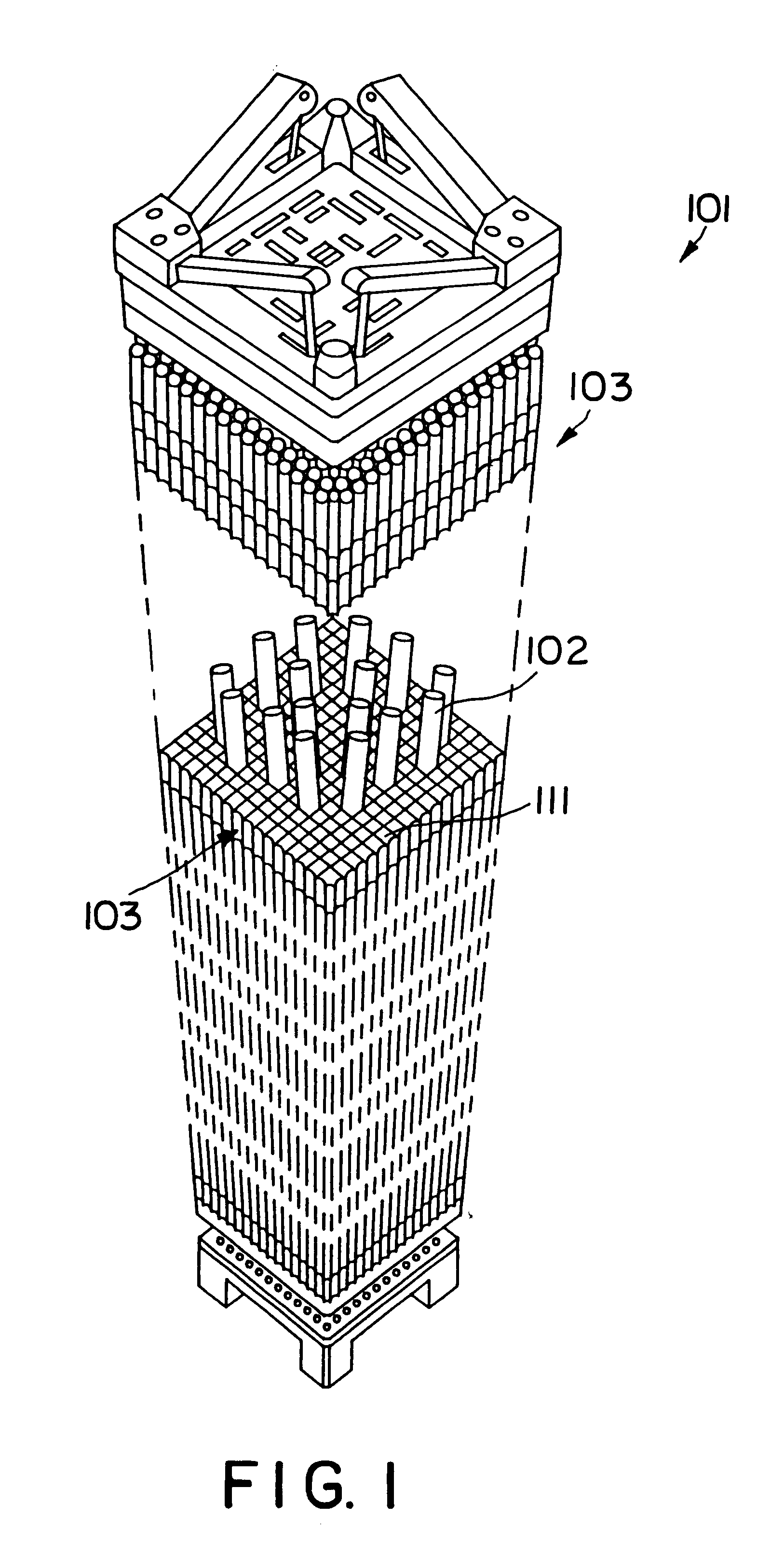 Fuel assembly spacer grid with swirl deflectors and hydraulic pressure springs