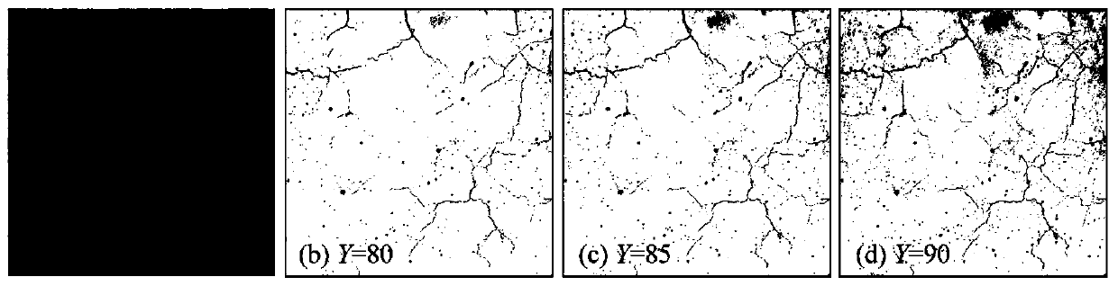 Non-contact multi-scale crack identification method