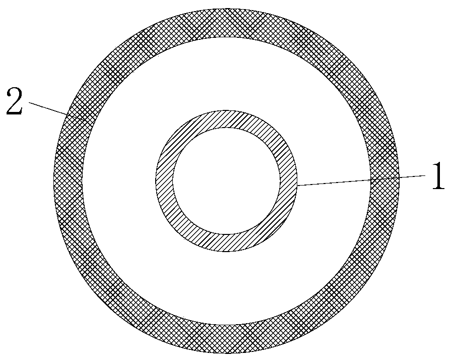 Pressure tube friction type extendable anchor rod