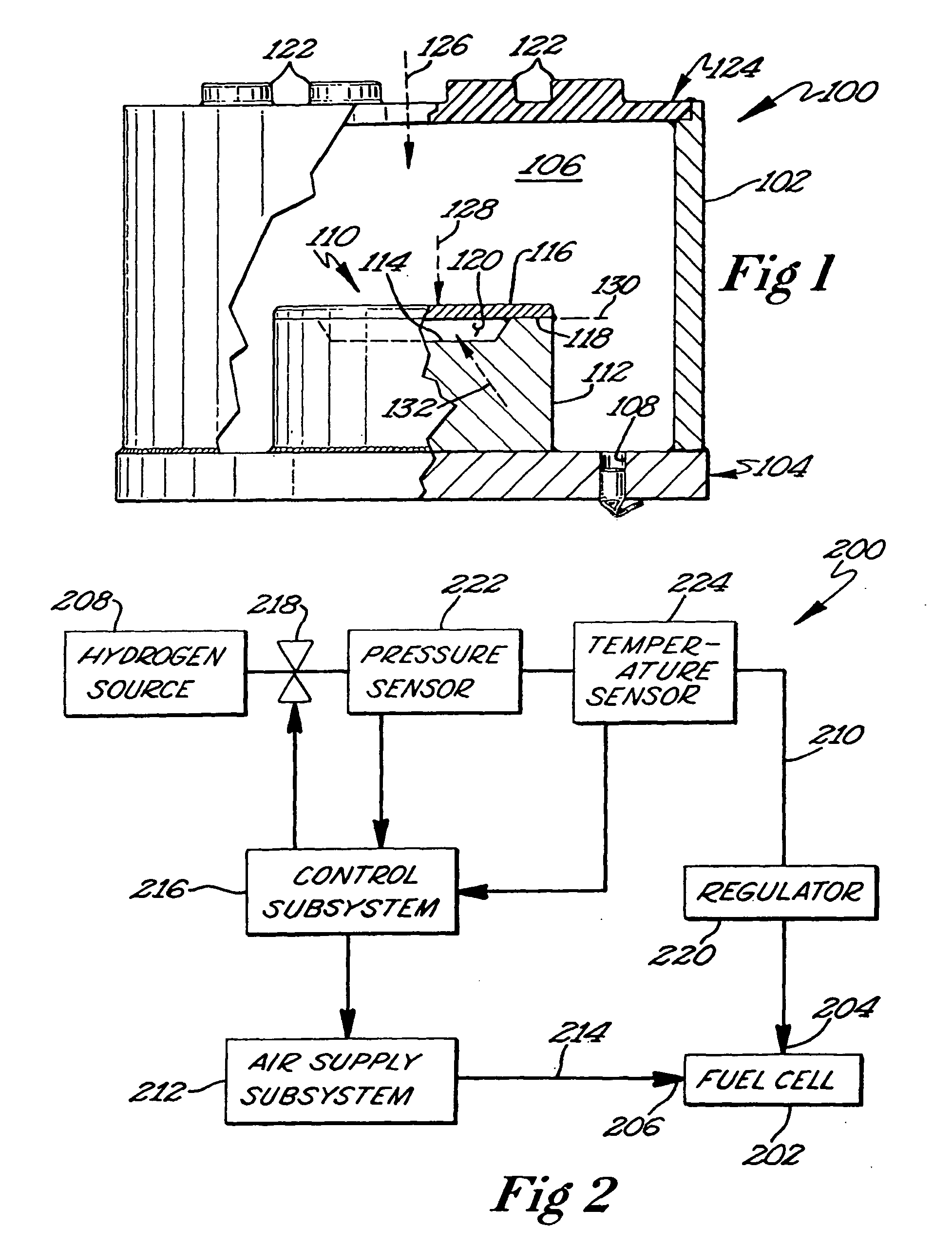 Pressure transducer for gaseous hydrogen environment