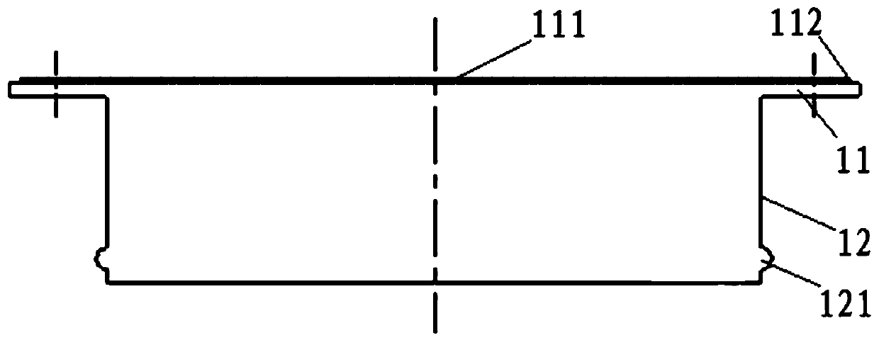 Cable pipeline structure and sealing method used in spacecraft ventilation duct