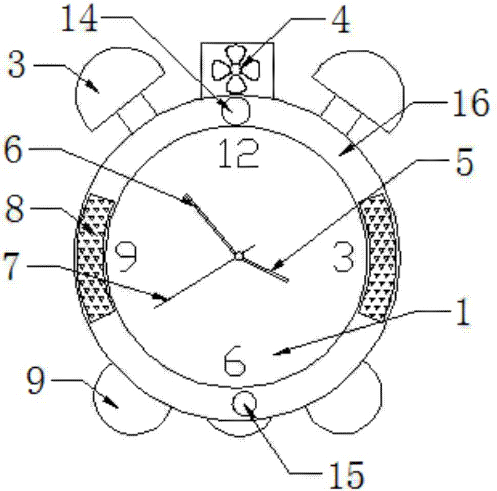 Primary school student alarm clock with reading function