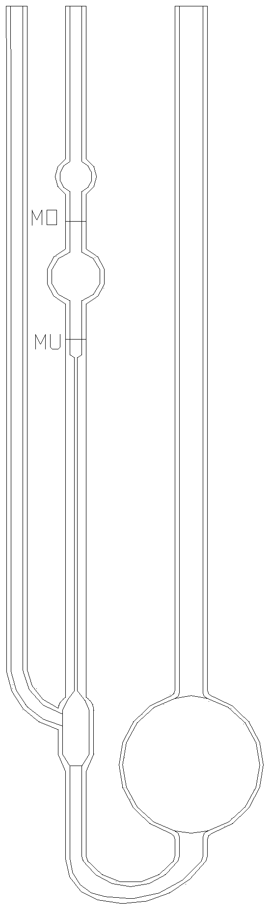 A kind of Ubbelohde viscometer