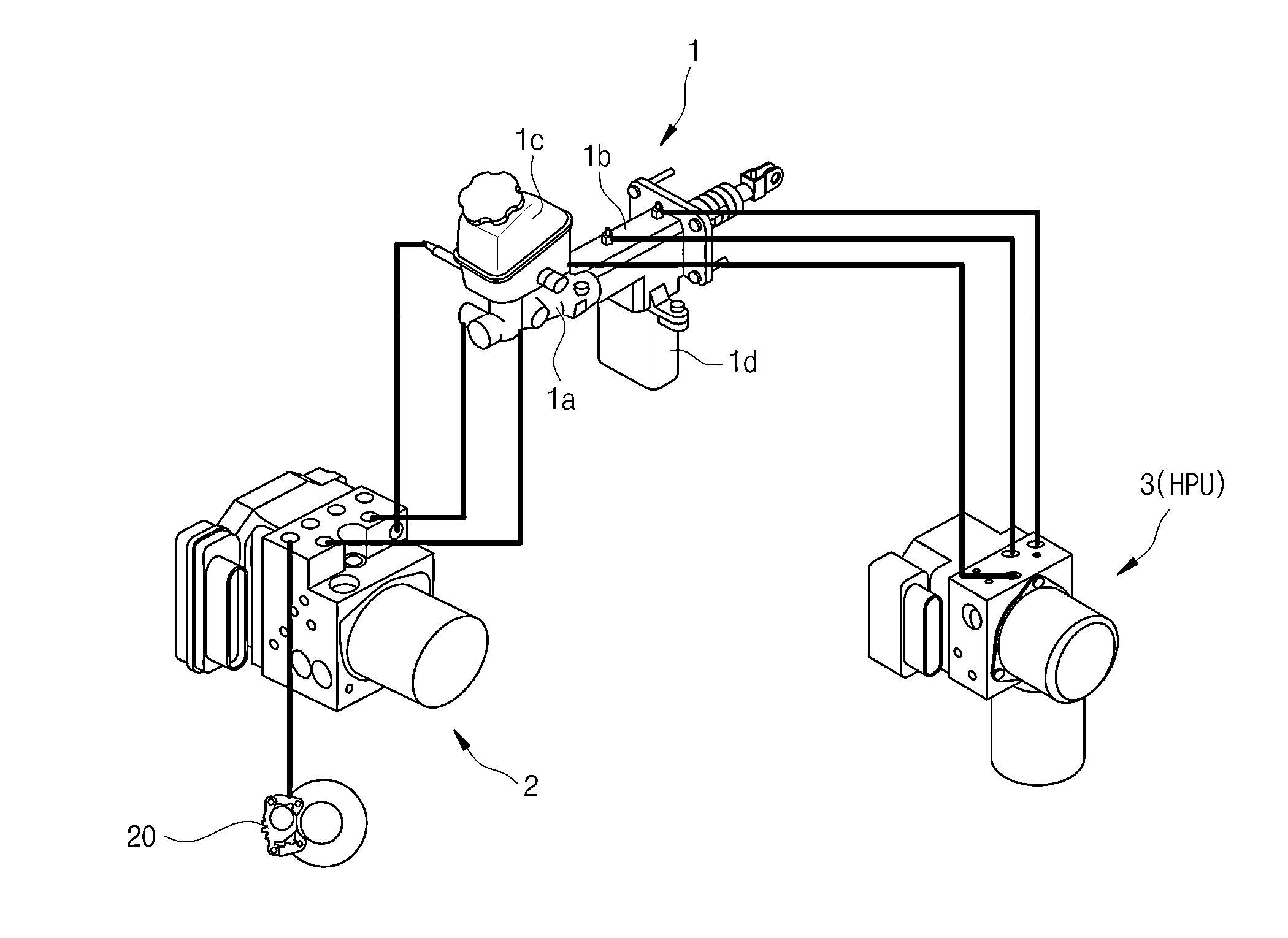 Integrated electro-hydraulic brake system