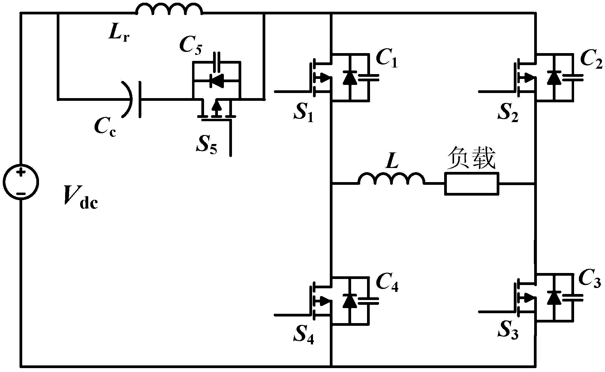 One-phase inverter modulation method