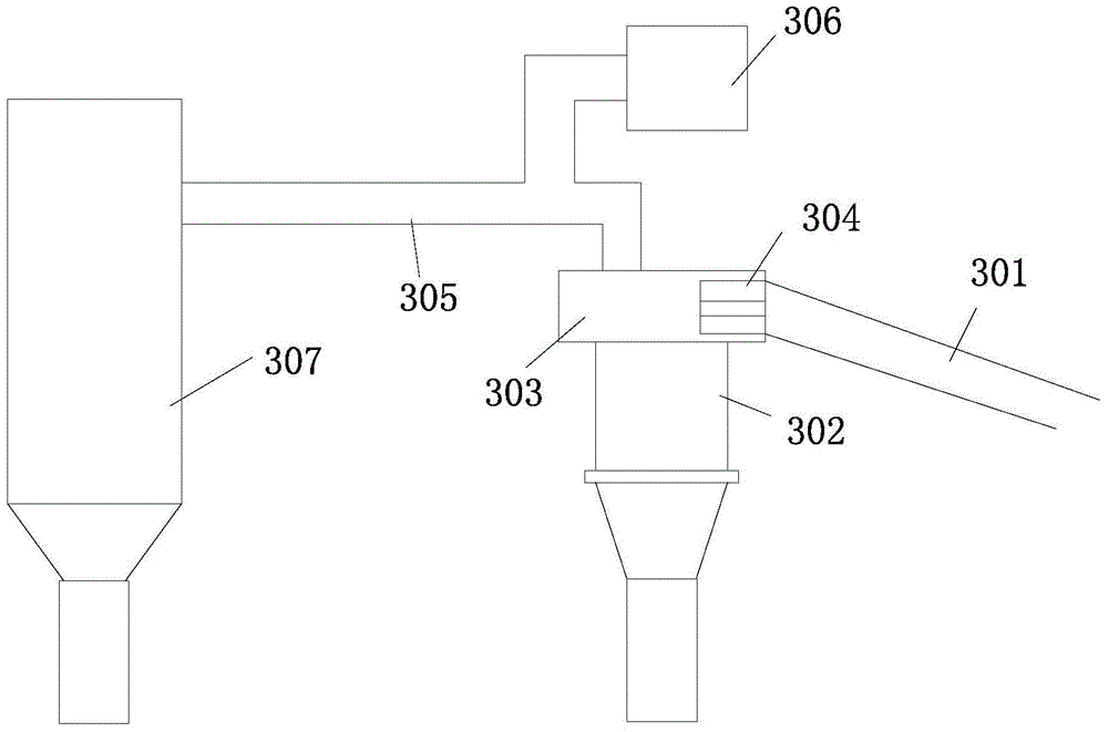 Impurity cleaning device for improving equipment of powder flame retardant