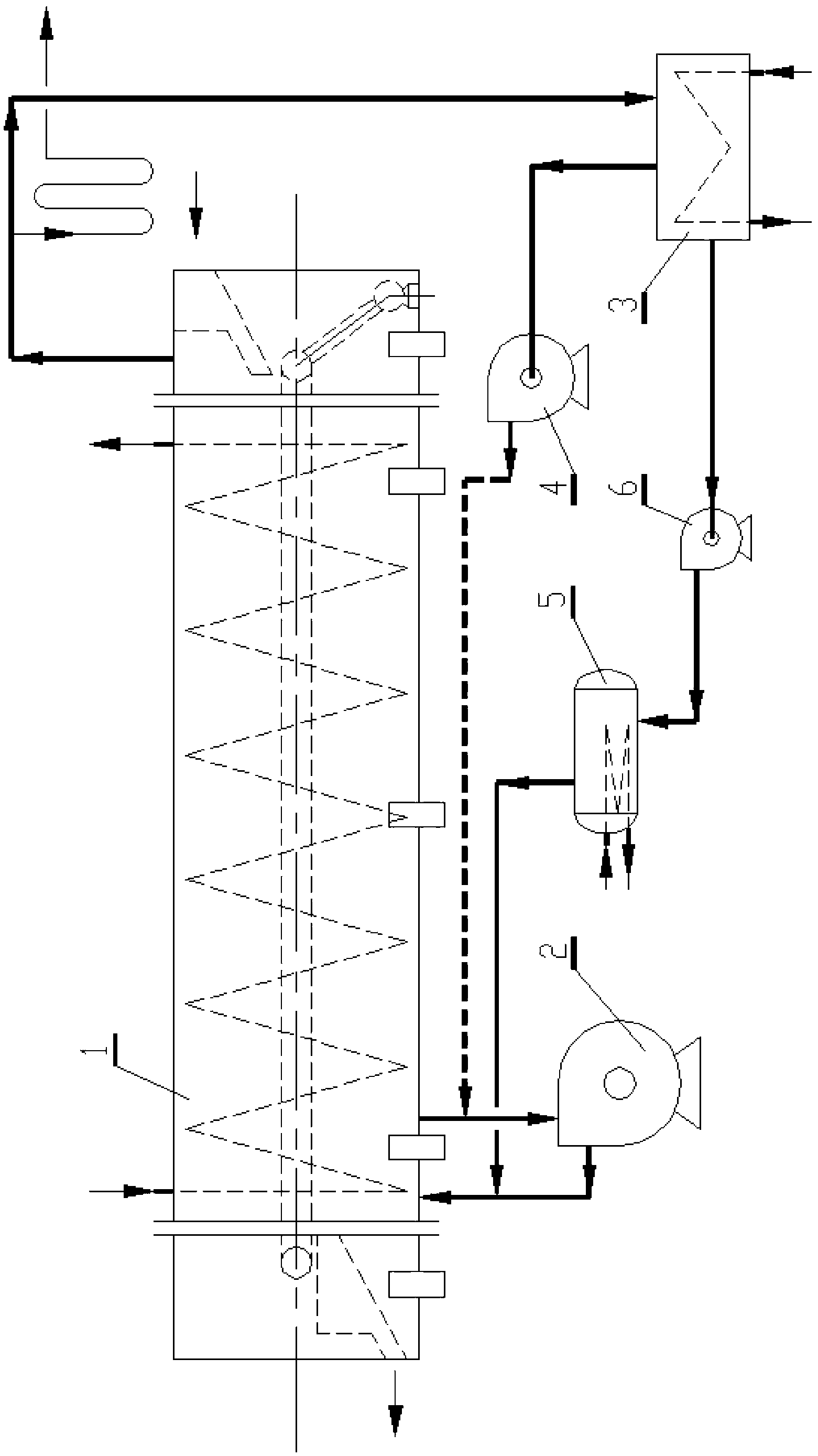 Belt type low-pressure superheat steam drying device