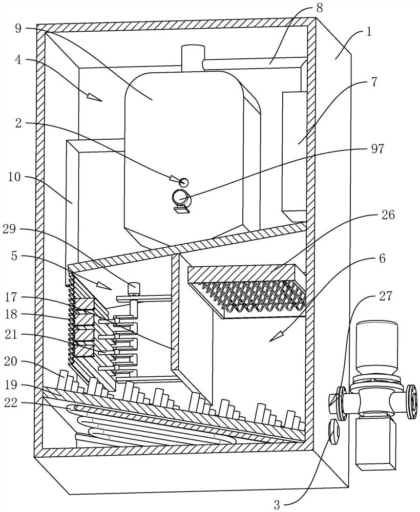 Residual pesticide decomposition treatment system forpesticide spraying device