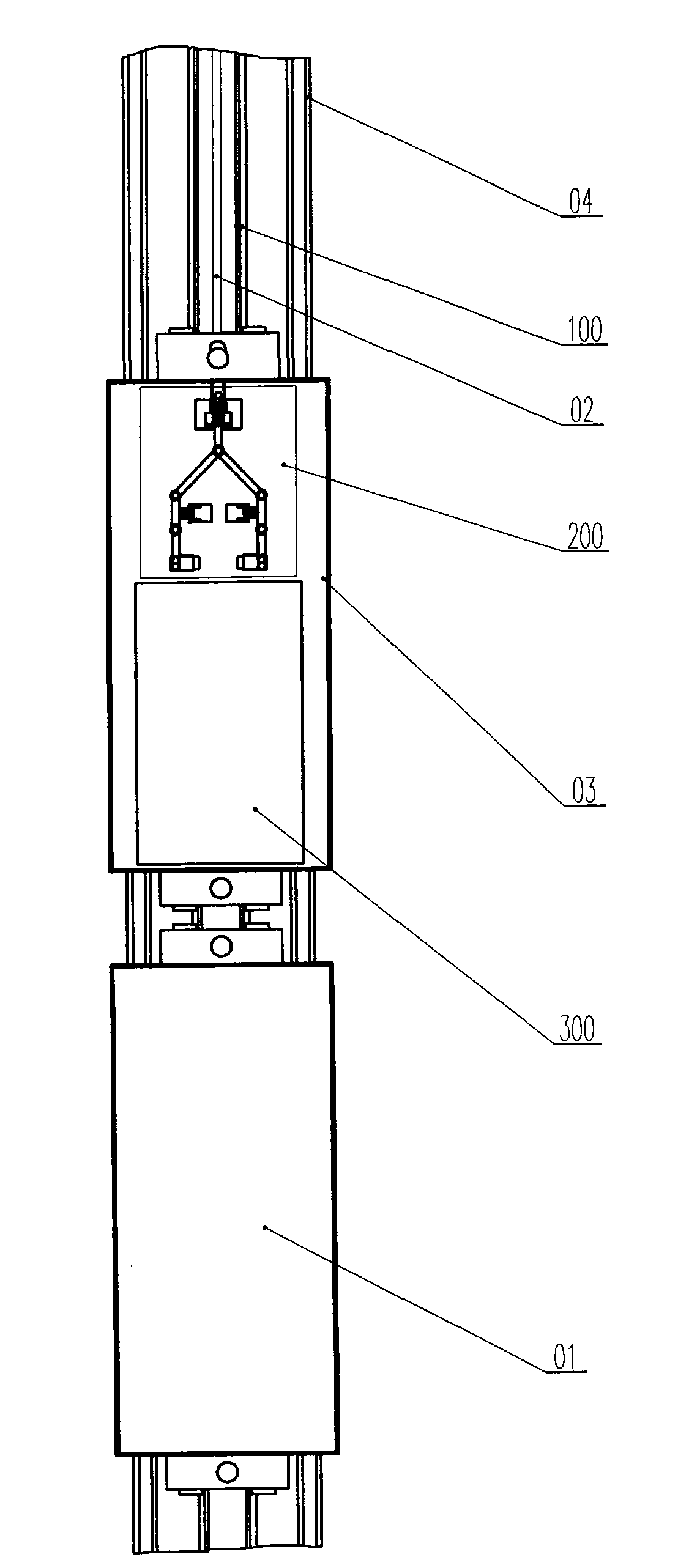 Anti-running method for gradient tunnel track transportation