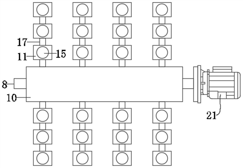 A shield machine steel pipe installation lifting device