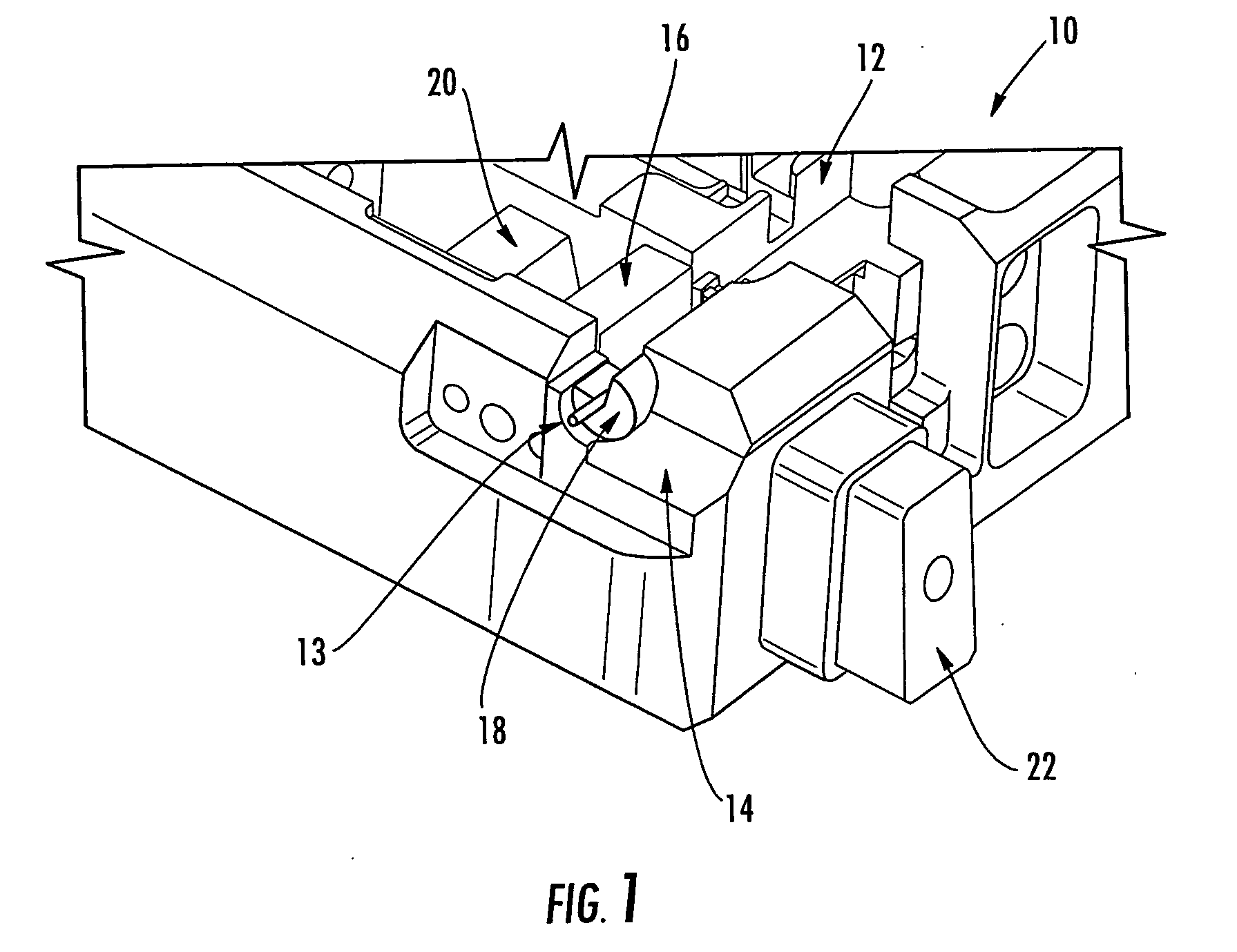 Retention and rotation clamp assembly for use with an angled optical fiber cleaver