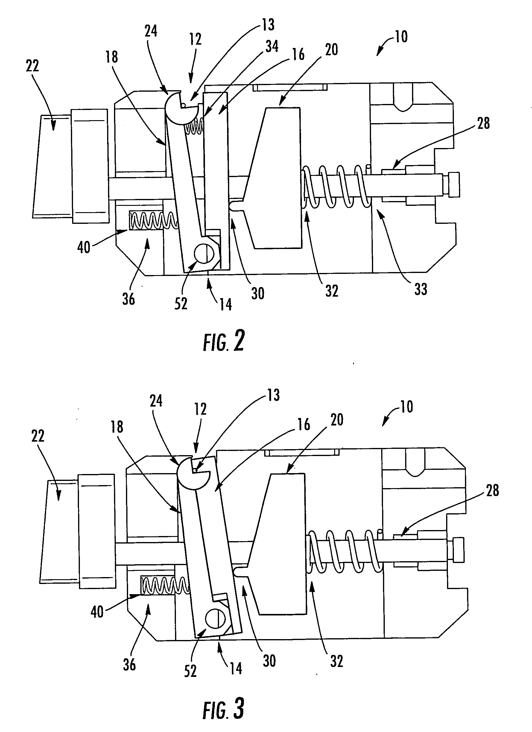 Retention and rotation clamp assembly for use with an angled optical fiber cleaver