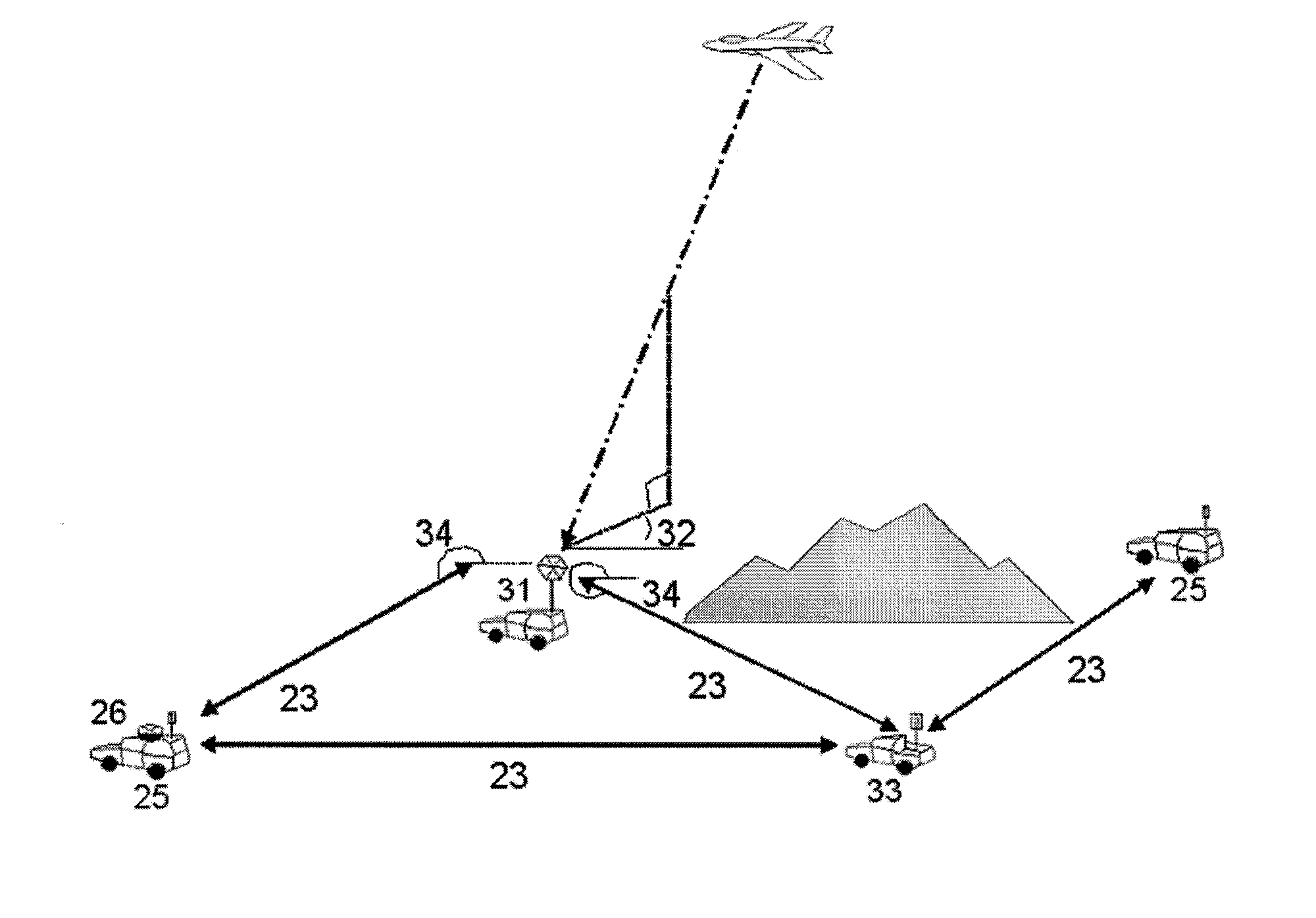 System and method for multilaterating a position of a target using mobile remote receiving units