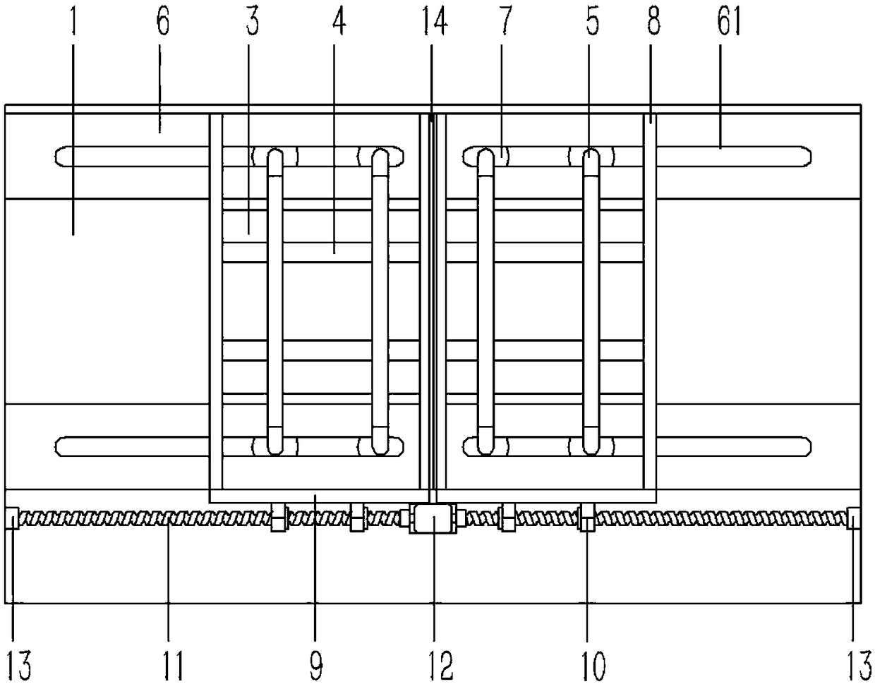 A transparent roof with photovoltaic panels