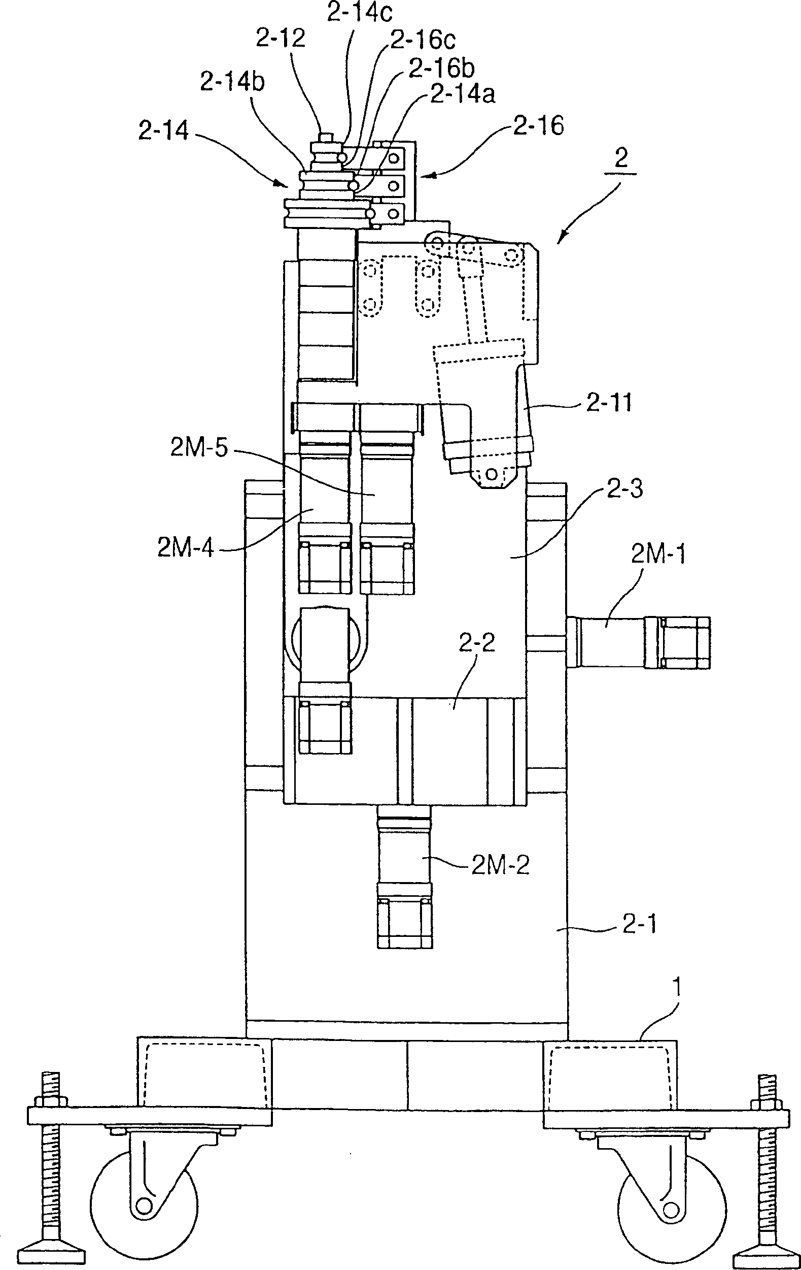 Bending device for tube