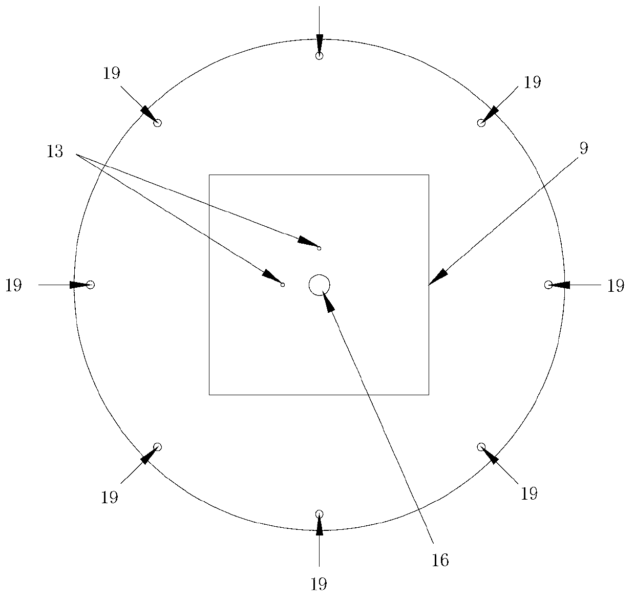 Satellite positioning antenna device