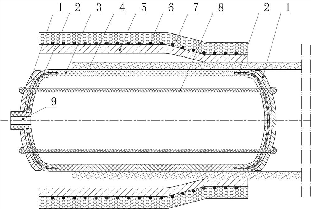 Plugging ball type pipeline expanding device