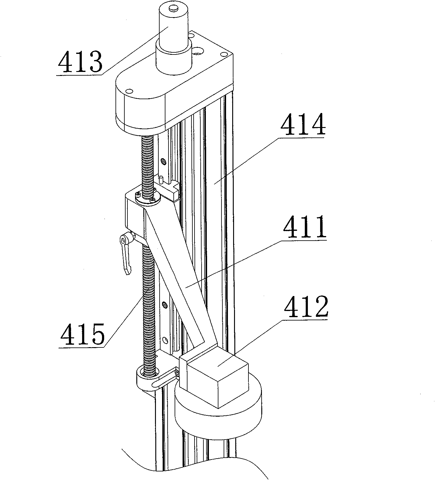 Automatic paper box positioning and processing method and device for implementing same