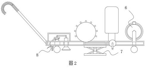 Marine inclined ladder welding device