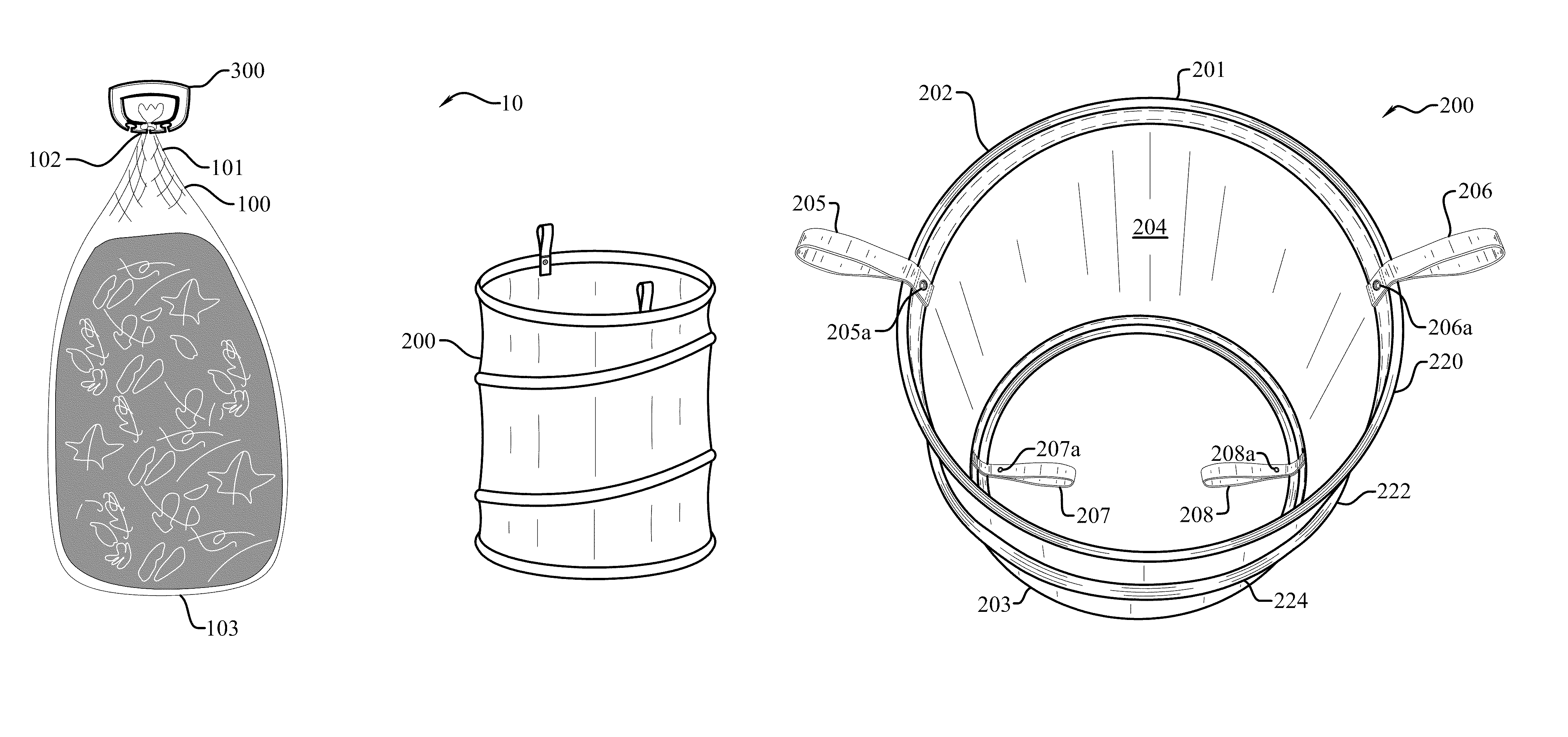 Biodegradable lawn waste collection system