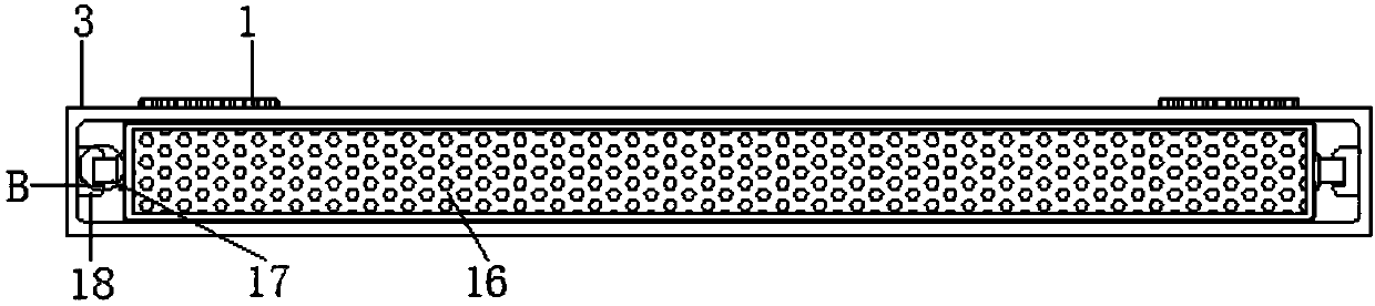 Knocking filtering type baffle for water conservancy