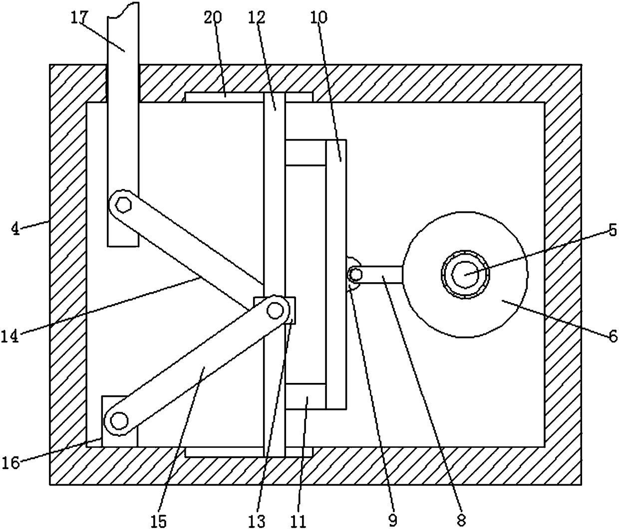 Cutting fixing device for textile manufacturing