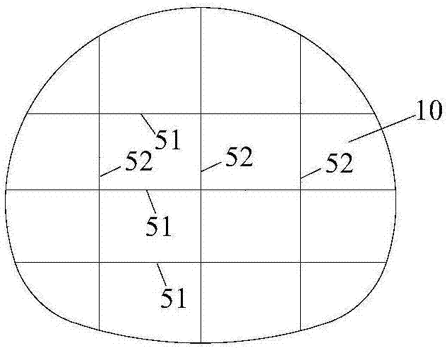 Non-contact type surrounding rock stress release method based on high pressure waterjet