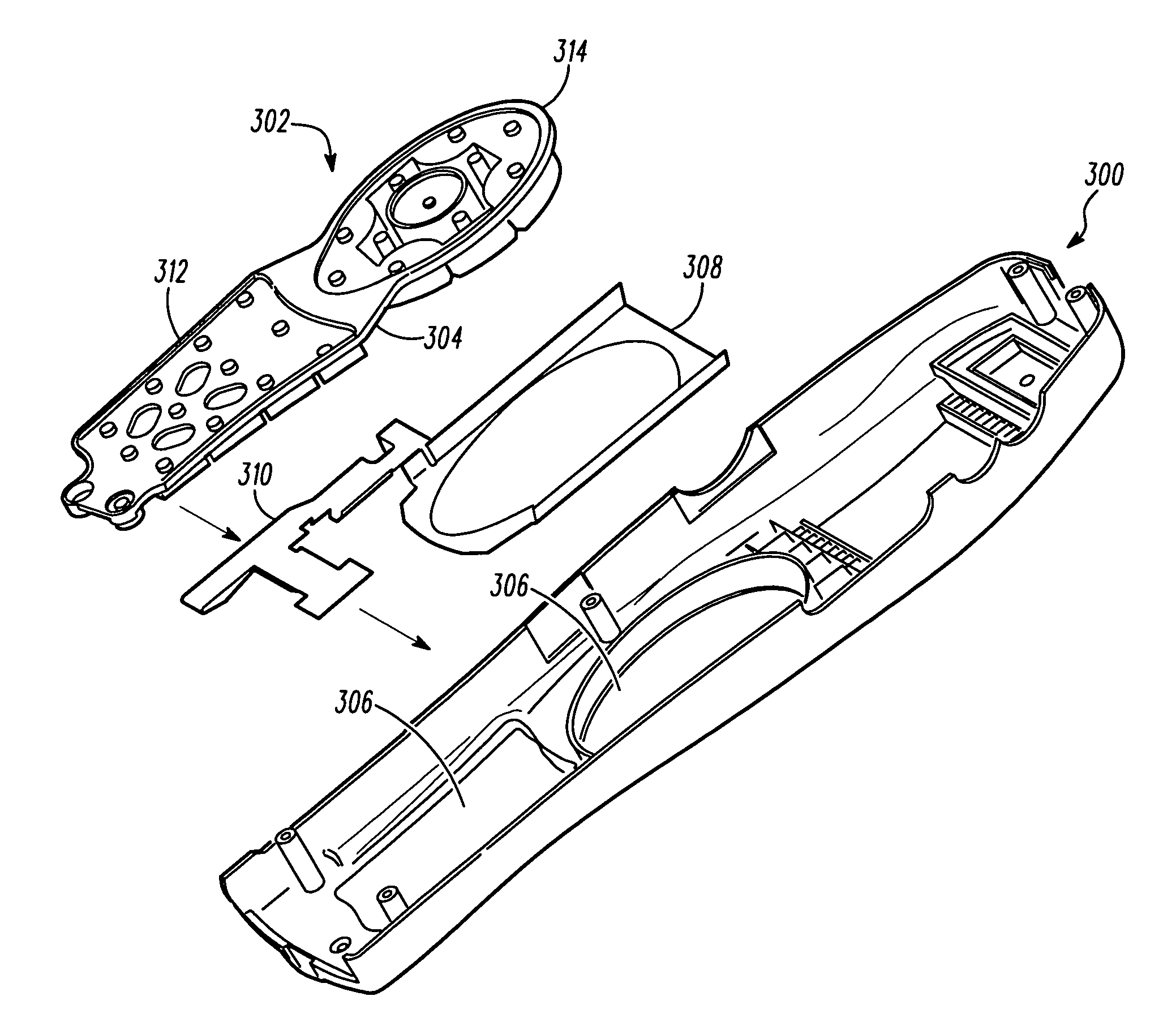 Wireless communication device with integrated antenna