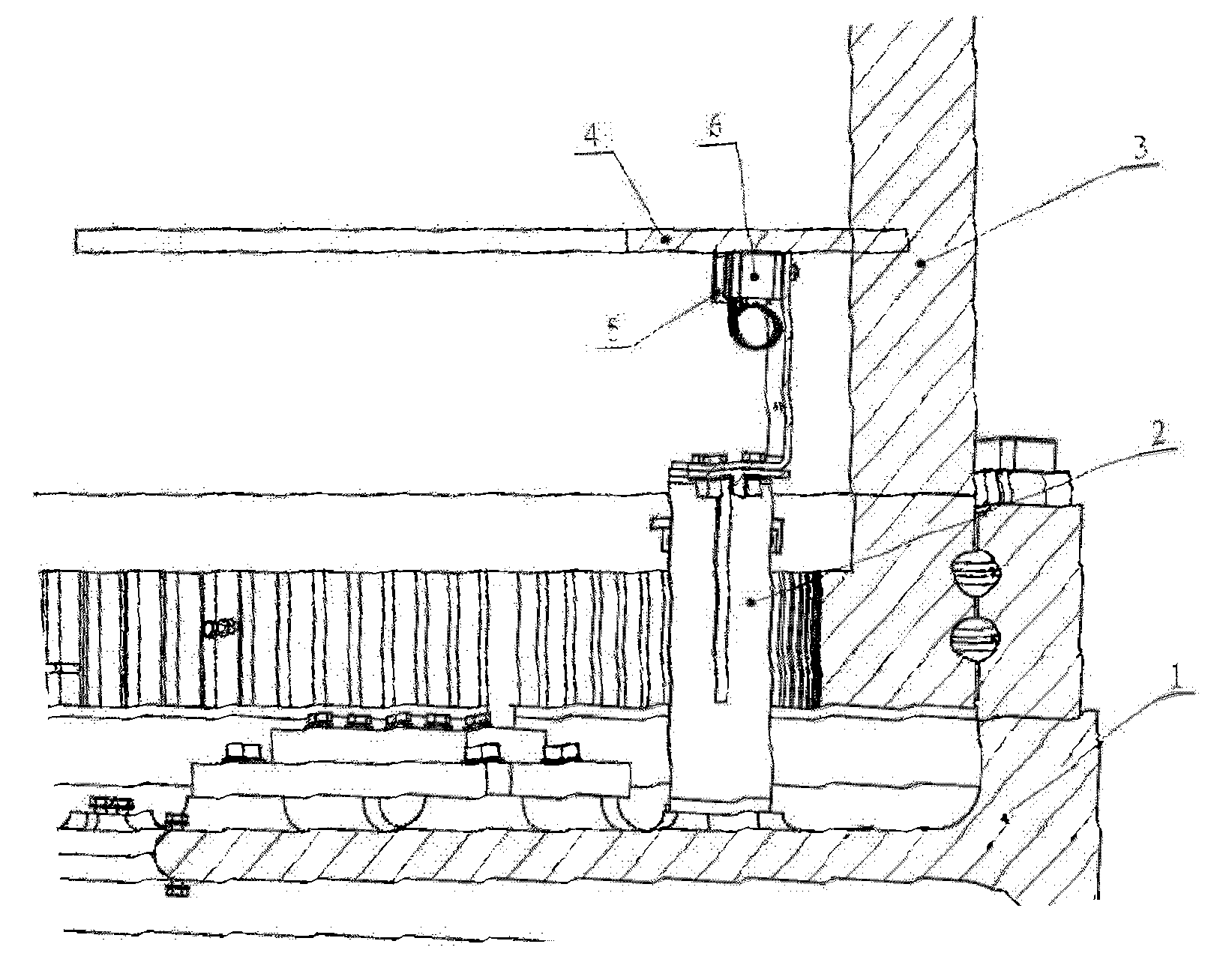 Lightening protection device for wind generating set blade