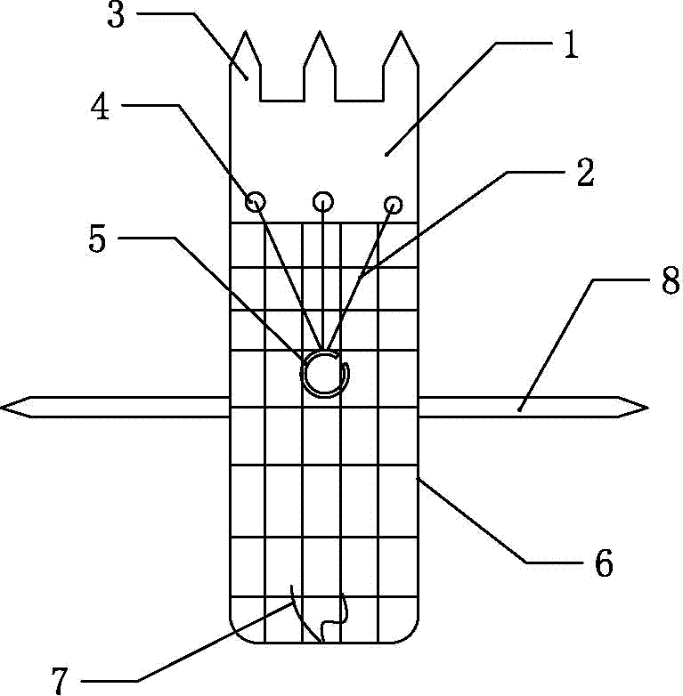 IUD fixation device