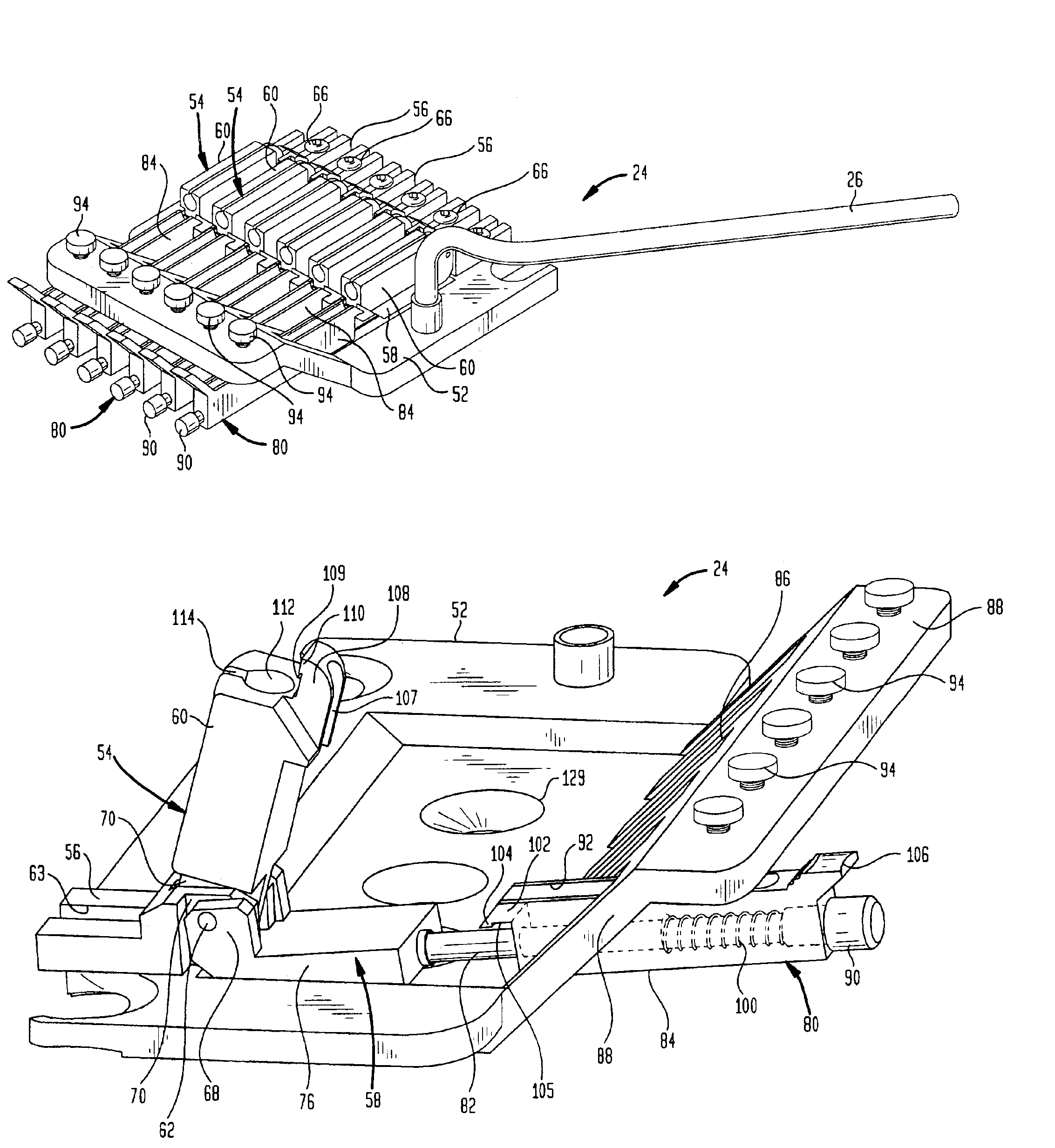 Tuning systems for stringed musical instruments