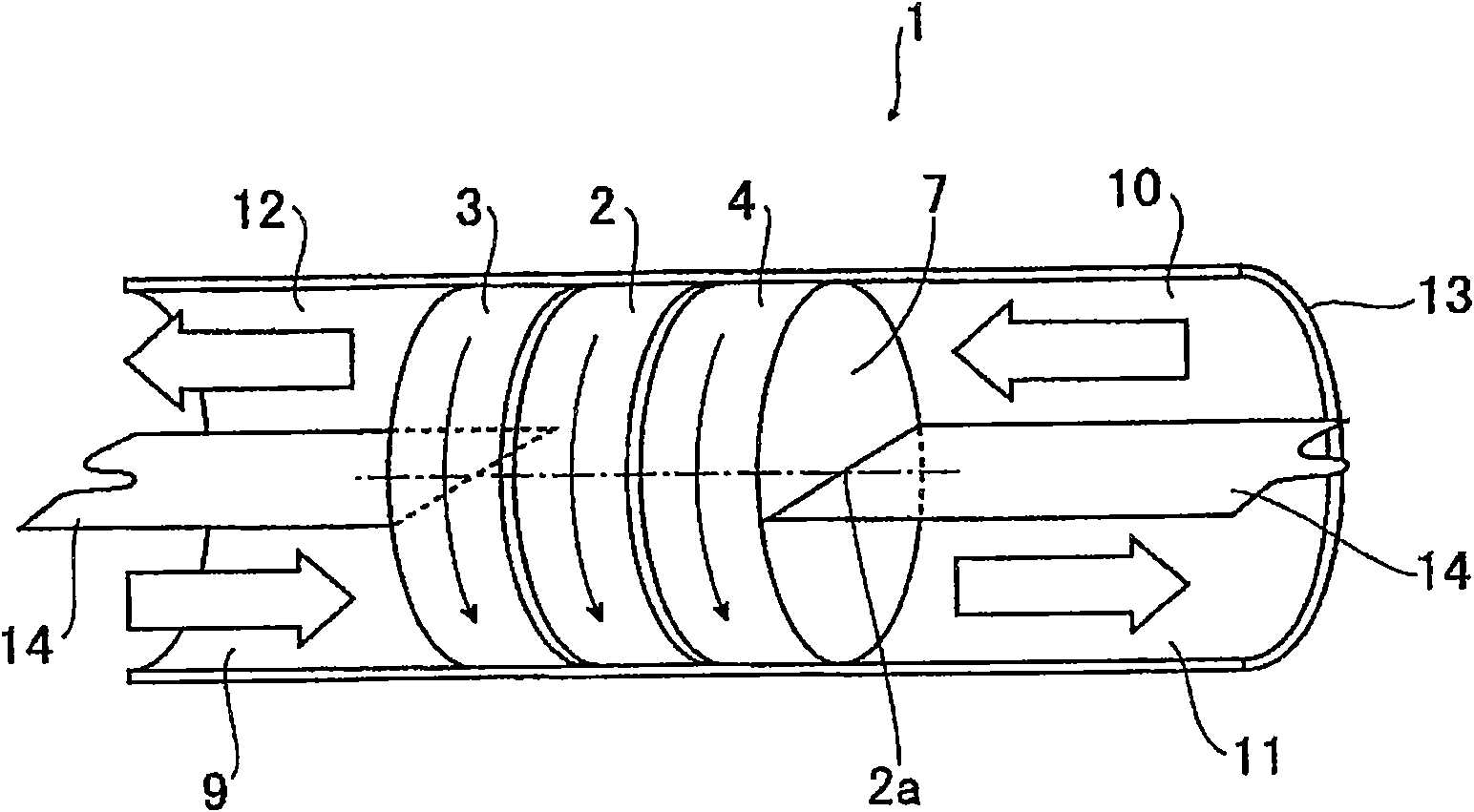 Method of separating blast furnace gas