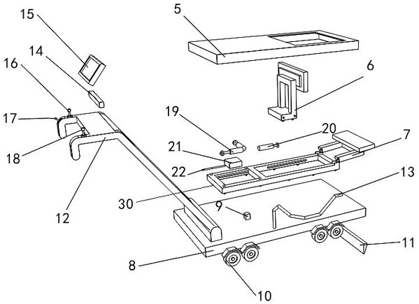 A prefabricated wall auxiliary installation calibration device and calibration method