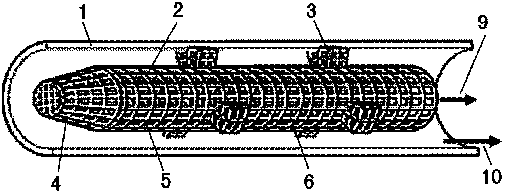 An inner liquid-distributing hood type condensing heat exchange tube