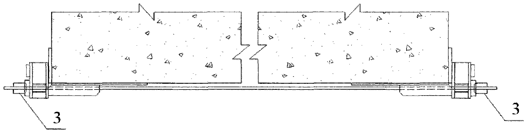 Method for reinforcing bridge by external transverse prestressing tendons