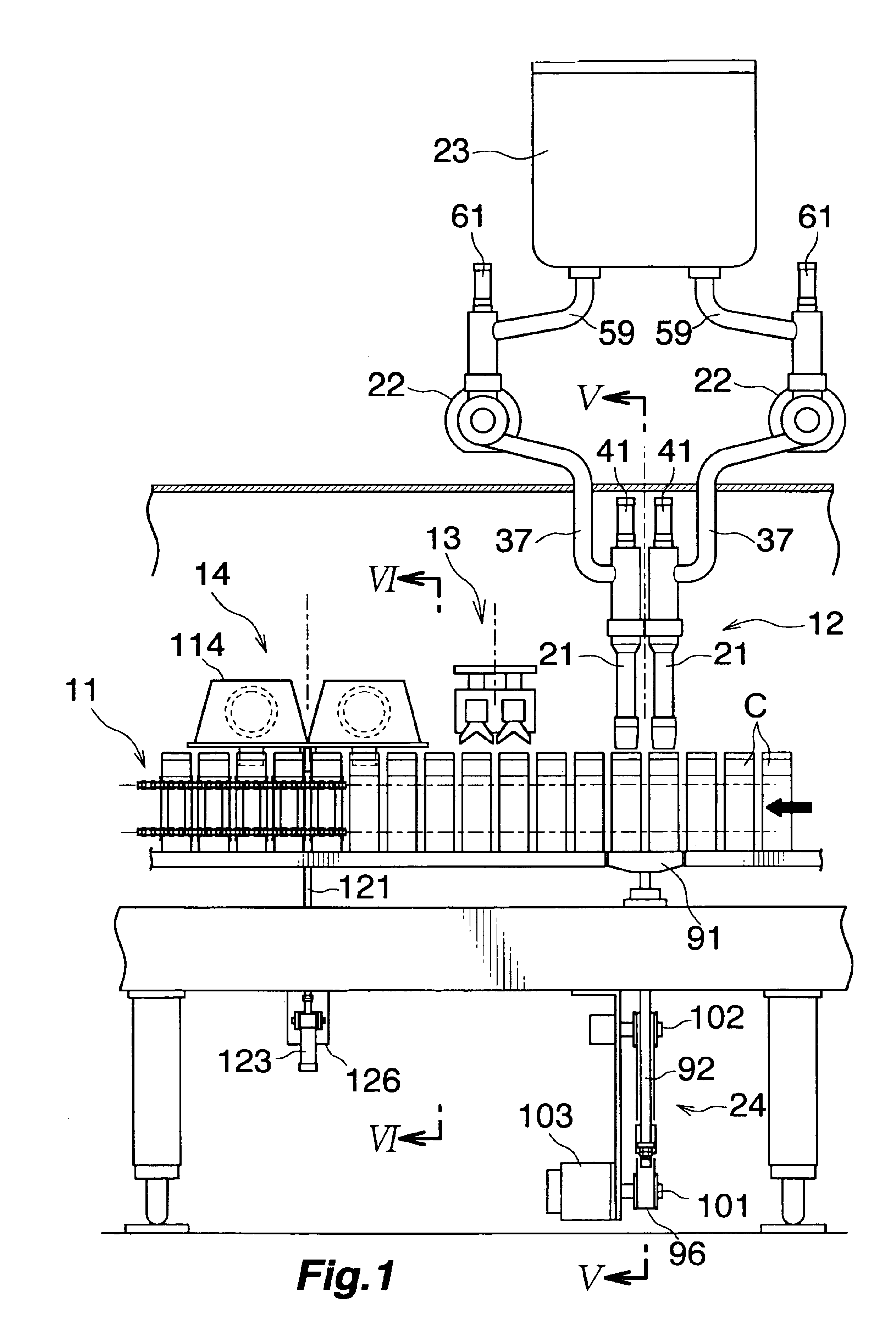 Drive device for packaging machine