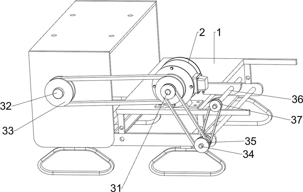 Printing device of printing equipment for intelligent manufacturing