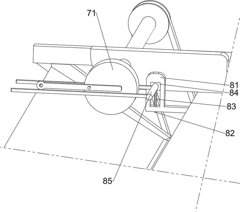 Printing device of printing equipment for intelligent manufacturing