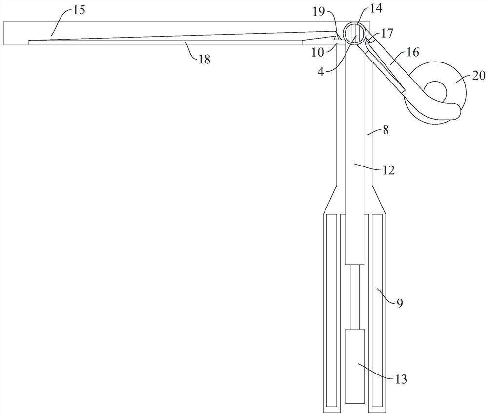 Pre-quenching recovery mechanism for steel plate conveying mechanism