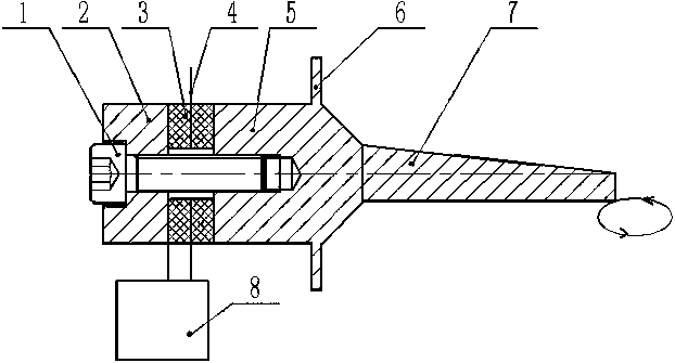 Single-excitation ultrasonic oval vibration energy converter