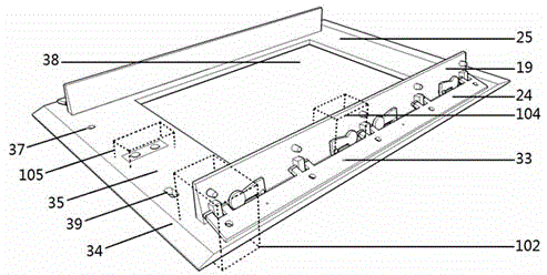 Tenon-and-mortise limb fixing type radiation treatment body part positioning hollow fixing frame