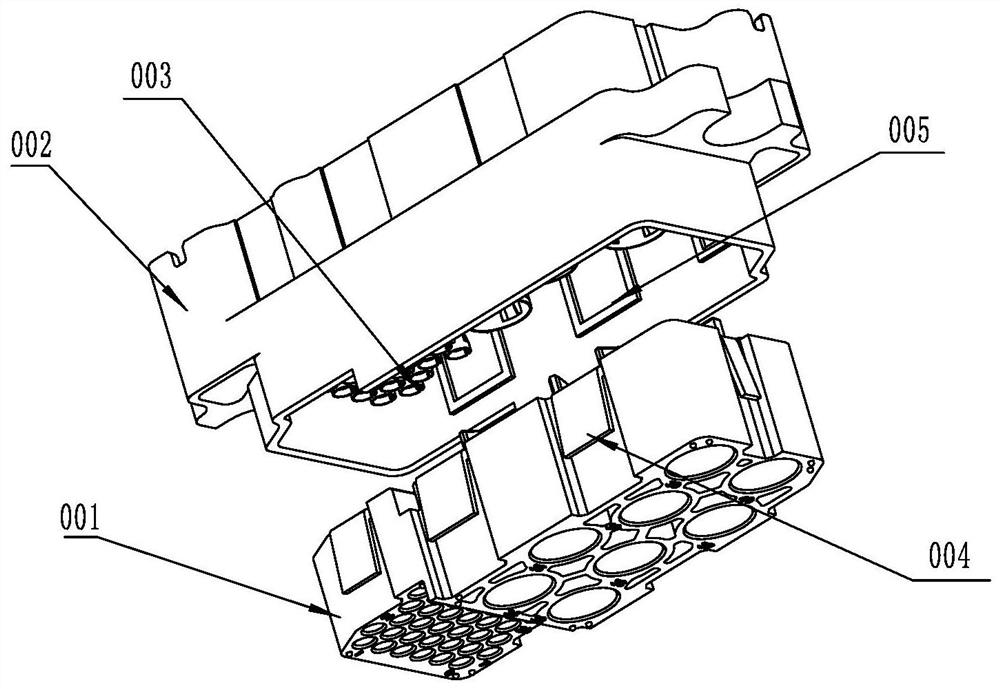 Pressing plate buckling structure and power supply connector using pressing plate buckling structure