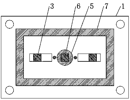 Clamping device for hardware mold machining