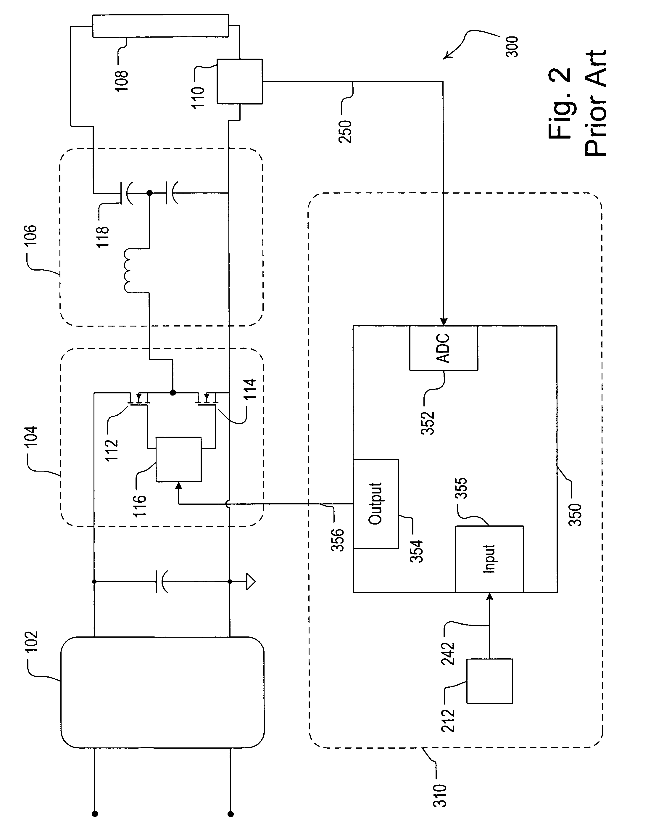 Electronic ballast having adaptive frequency shifting