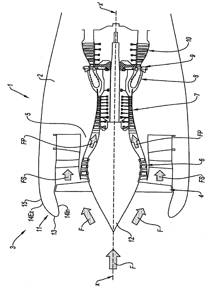 Air inlet duct for a turbojet nacelle